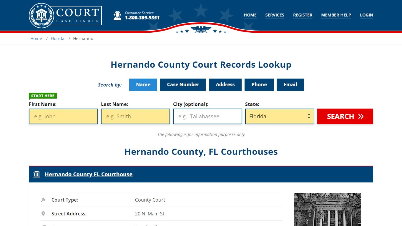 Hernando County Court Records | FL Case Lookup